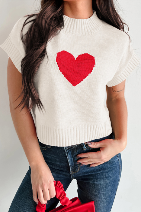 - Pulse of Love Crop Knit