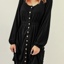  Love Kuza - Midnight Charm Button Dress