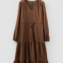  Love Kuza - Chestnut Whispers Maxi Dress