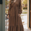  Love Kuza - Chestnut Whispers Maxi Dress