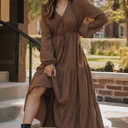  Love Kuza - Chestnut Whispers Maxi Dress