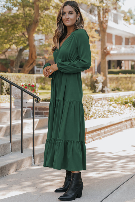 Love Kuza - Emerald Whispers Maxi Dress