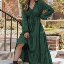  Love Kuza - Emerald Whispers Maxi Dress
