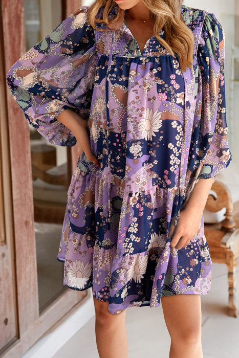 Love Kuza - Moonlit Meadow Smock Dress