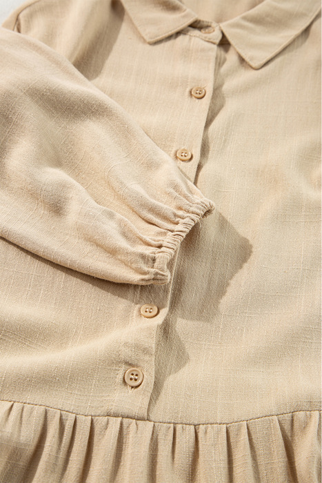 Love Kuza - Café au Lait Shirt Dress