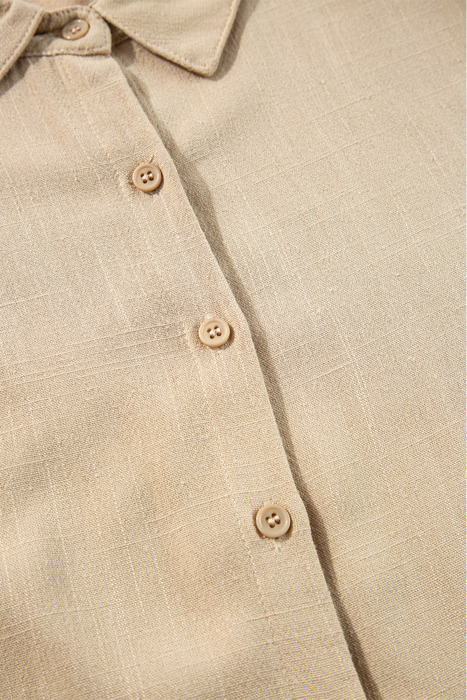 Love Kuza - Café au Lait Shirt Dress
