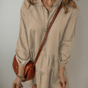  Love Kuza - Café au Lait Shirt Dress