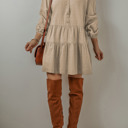  Love Kuza - Café au Lait Shirt Dress