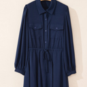  Love Kuza - Midnight Grace Shirt Dress