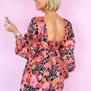  <.>- Flamingo Frenzy Mini Dress