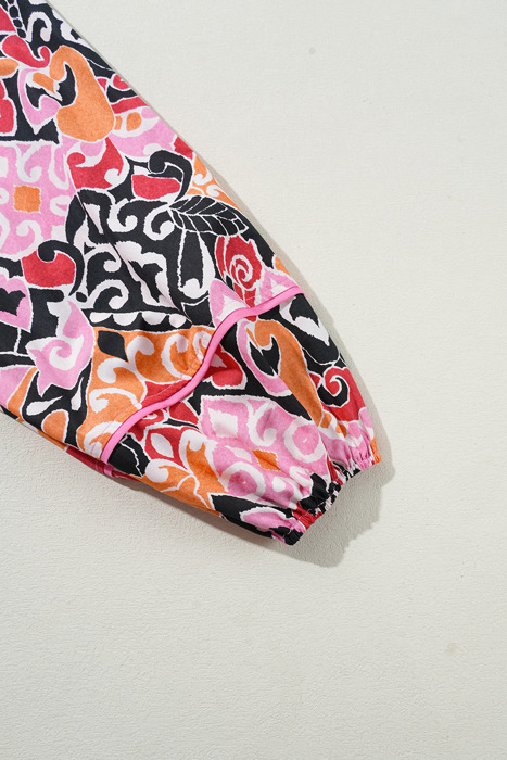 <.>- Flamingo Frenzy Mini Dress