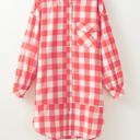   - Sunset Gingham Overshirt Dress