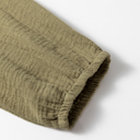  Love KuzZ -Olive Whisper Cotton Shirt Dress