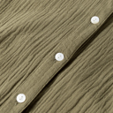  Love KuzZ -Olive Whisper Cotton Shirt Dress