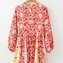   - Crimson Crane Garden Mini Dress