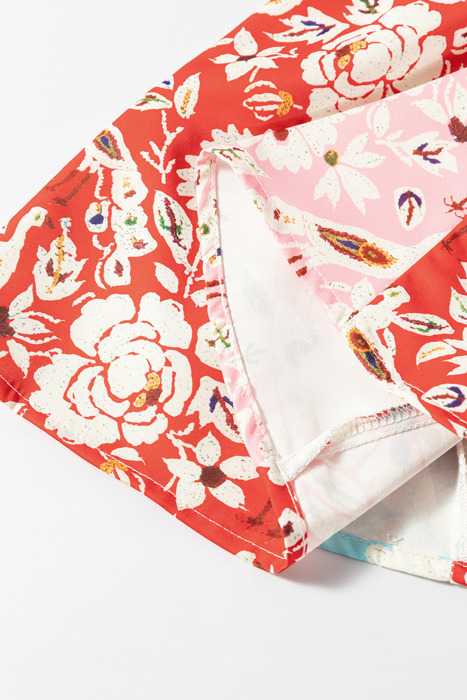  - Crimson Crane Garden Mini Dress