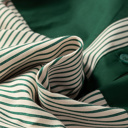  <.>- Sage Stripe Pocket Shirt Dress