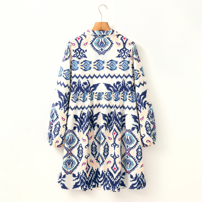 Love Kuza - Mediterranean Breeze Boho Dress