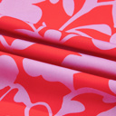  <.>- Coral Peony Ruffle Mini Dress