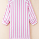   - Candy Stripe Ruffle Mini Dress