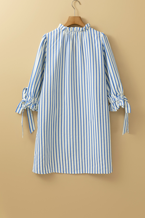  - Seaside Stripe Bow Dress