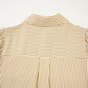   - Toffee Stripe Ruffle Mini Dress