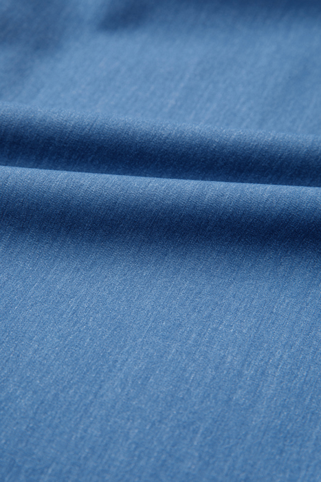  - Denim Dream Tie-Back Mini Dress