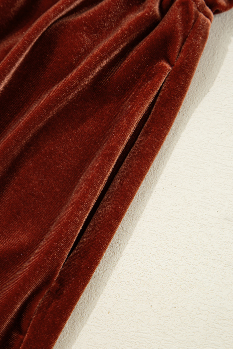 Love Kuza - Velvet Ember Mini Dress