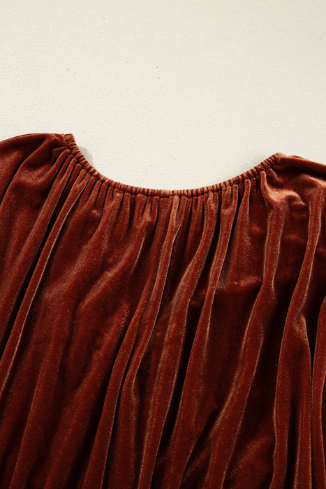 Love Kuza - Velvet Ember Mini Dress