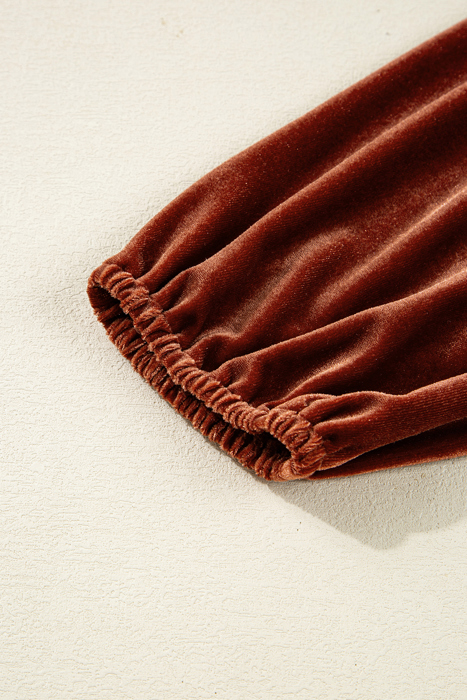 Love Kuza - Velvet Ember Mini Dress