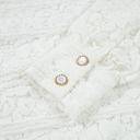  <.>- Ivory Lace Garden Mini Dress