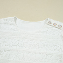  <.>- Ivory Lace Garden Mini Dress