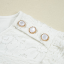  <.>- Ivory Lace Garden Mini Dress