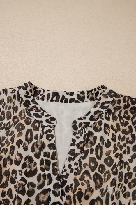 <.> - Wild Leopard Bell Mini Dress