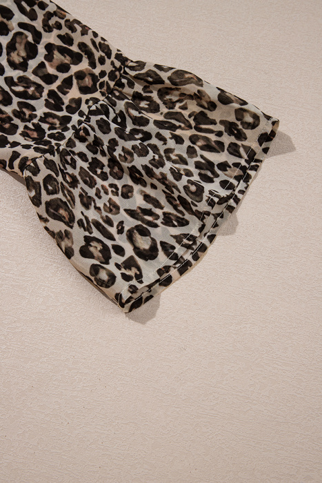 <.> - Wild Leopard Bell Mini Dress