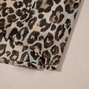  <.> - Wild Leopard Bell Mini Dress