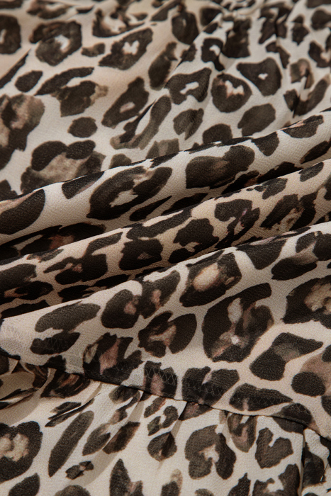 <.> - Wild Leopard Bell Mini Dress
