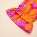  <.>- Neon Poppy Paradise Midi Dress