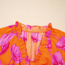  <.>- Neon Poppy Paradise Midi Dress