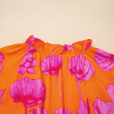  <.>- Neon Poppy Paradise Midi Dress