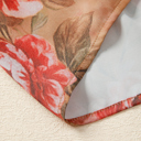  Love Kuza - Autumn Bloom Tiered Shirt Dress