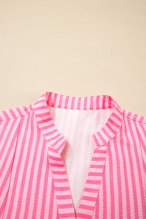  - Fuchsia Fiesta Stripe Mini Dress