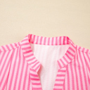   - Fuchsia Fiesta Stripe Mini Dress