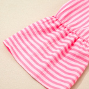   - Fuchsia Fiesta Stripe Mini Dress