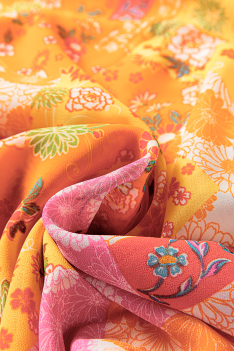 - Sunset Patchwork Maxi Dress