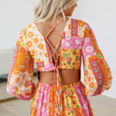  - Sunset Patchwork Maxi Dress