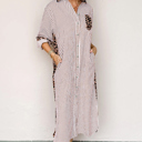  Love Kuza - Wild Lines Shirt Dress