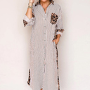  Love Kuza - Wild Lines Shirt Dress