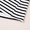   - Monochrome Breton Polo Dress