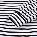   - Monochrome Breton Polo Dress